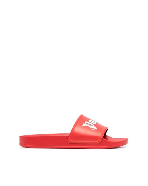 Palm Angels Red Sliders for men