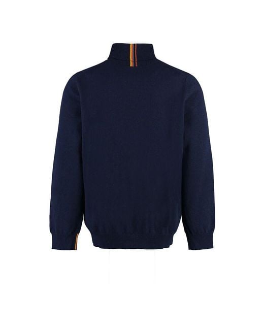 Paul Smith Blue Turtlenecks for men