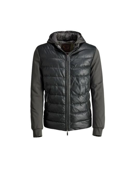 Down Jackets Gimo's de hombre de color Black
