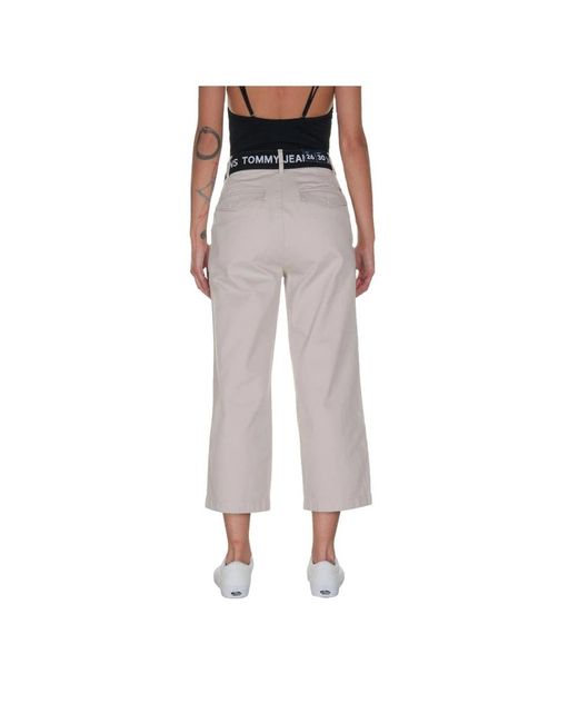 Tommy Hilfiger Natural Wide Trousers