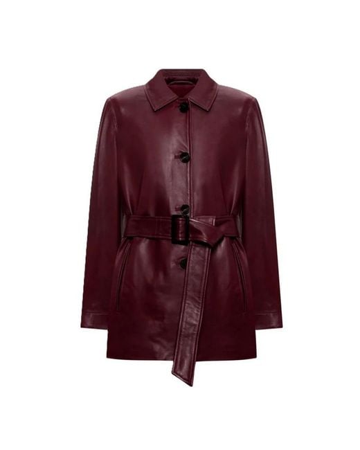 Max Mara Purple Light Jackets