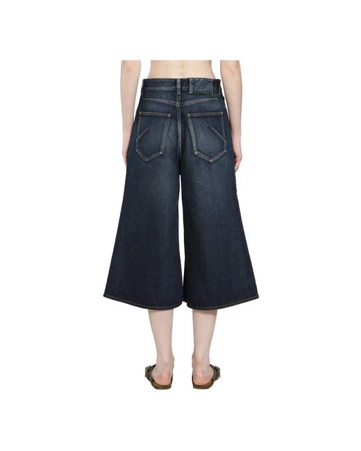 Alaïa Blue Cropped Jeans