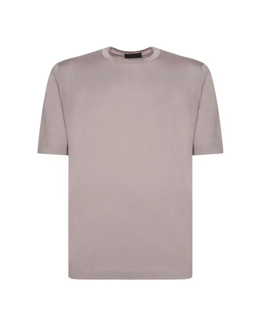 Dell'Oglio T-shirts & polos ss24 in Gray für Herren