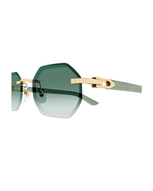 Cartier Signature c de sonnenbrille in Green für Herren