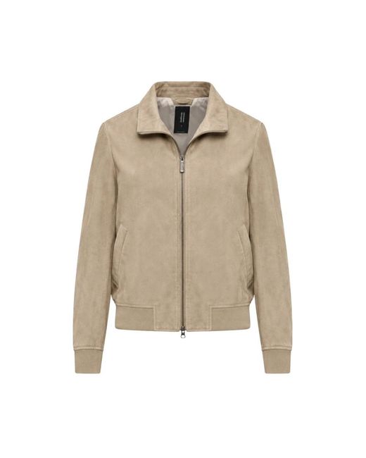 Leather Jackets Bomboogie de color Natural