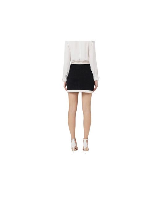 Elisabetta Franchi Black Short skirts