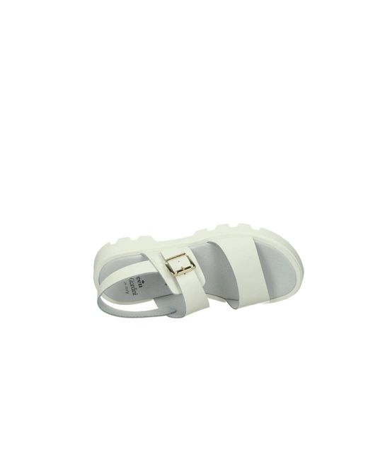 Shoes > sandals > flat sandals Nero Giardini en coloris White