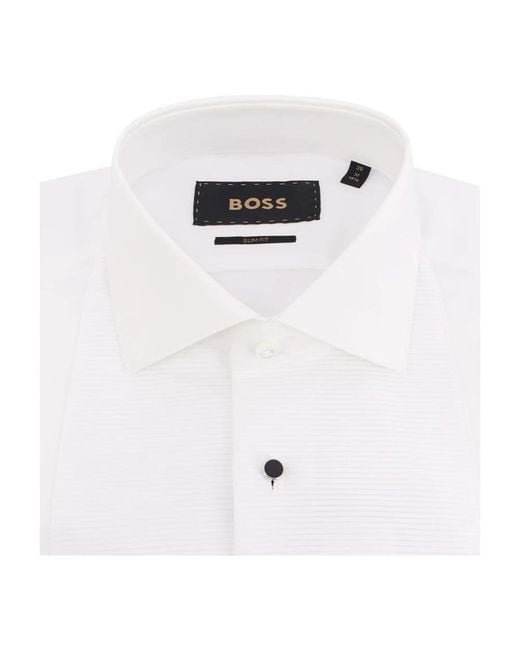 HUGO White Formal Shirts for men