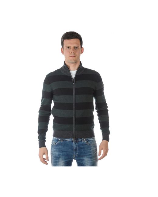 Armani Jeans Black Zip-Throughs for men