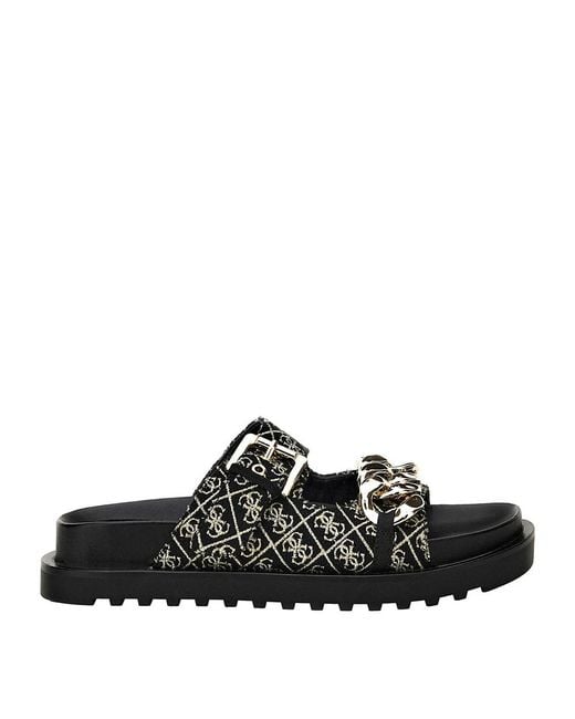Guess Black Sliders