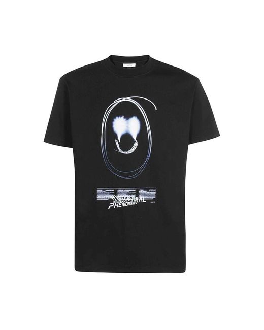 Eytys Bedrucktes baumwoll-t-shirt in Black für Herren