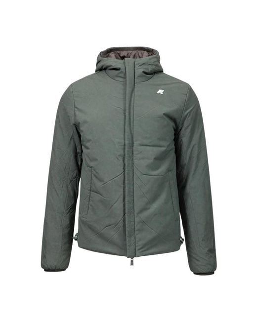K-Way Jack St Warm Double Jas in het Gray voor heren