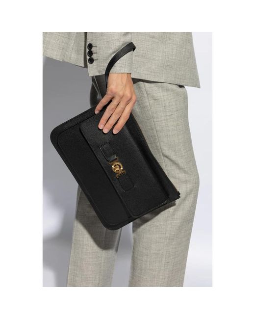 Clutches Versace de hombre de color Black