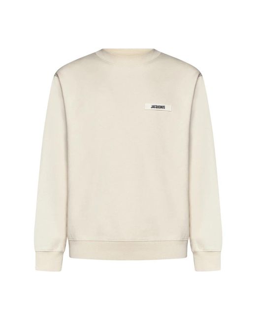 Jacquemus White Sweatshirts for men