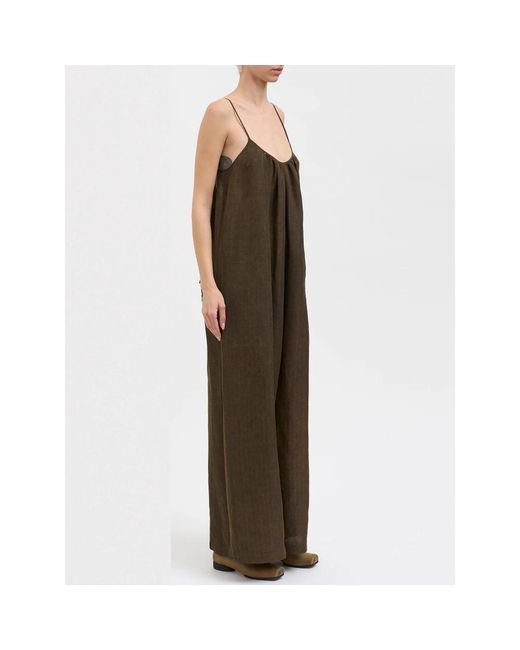 Uma Wang Brown Jumpsuits