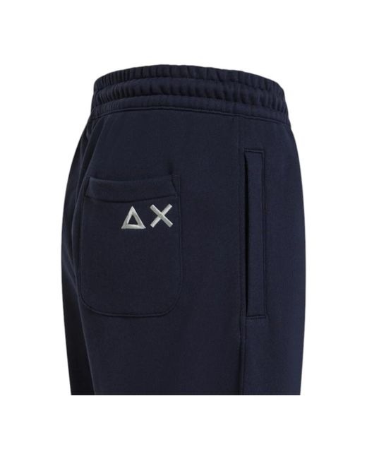 Sun 68 Blue Sweatpants for men