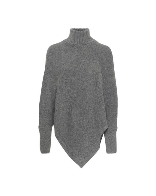 Turtlenecks Cream en coloris Gray