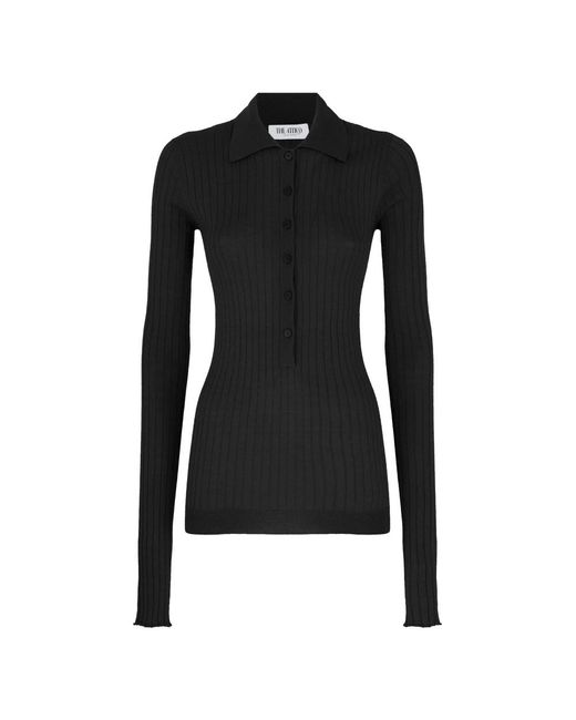 Round-Neck Knitwear di The Attico in Black