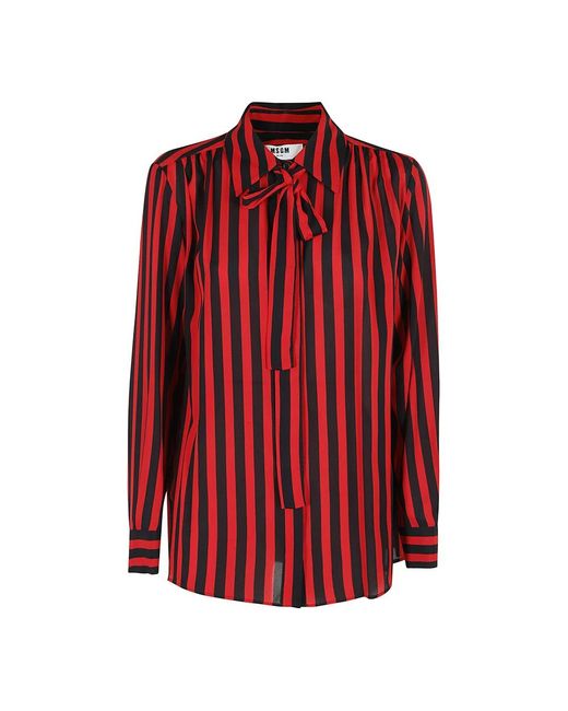 Blouses & shirts > shirts MSGM en coloris Red