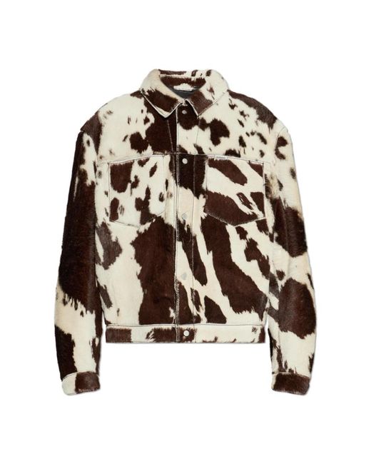 Leather Jackets Represent pour homme en coloris Black