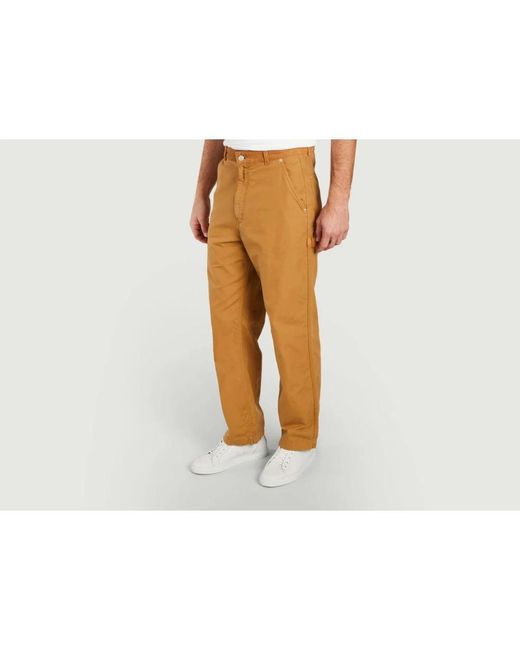 Trousers > straight trousers KENZO pour homme en coloris Orange