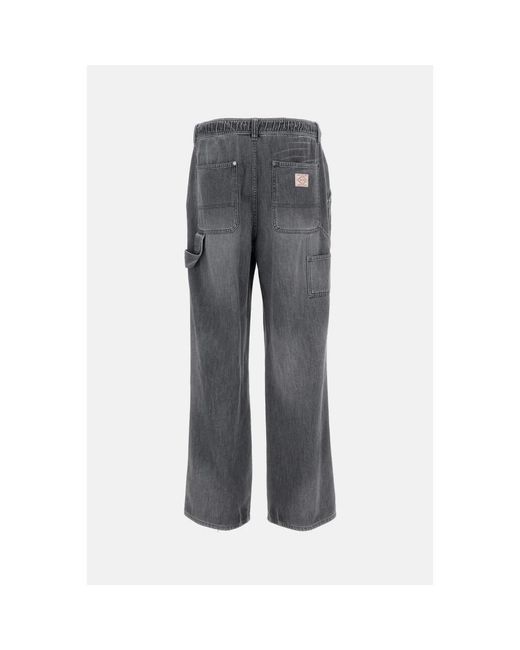 Wooyoungmi Gray Wide Jeans for men