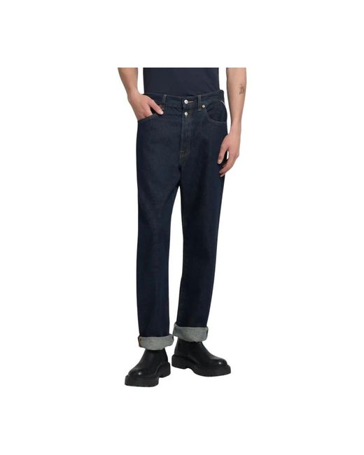 Replay Blue Straight Fit Jeans for men