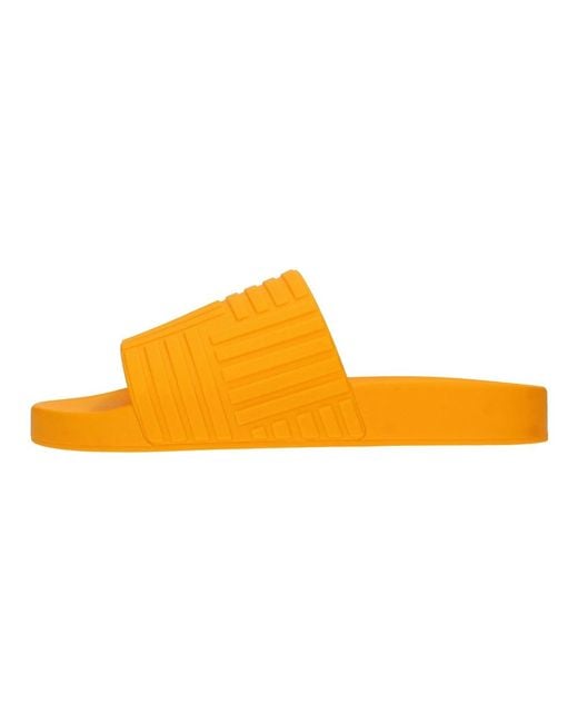 Shoes > flip flops & sliders > sliders Bottega Veneta en coloris Yellow