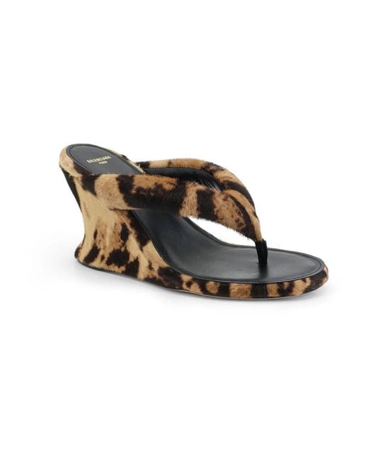 Balenciaga Brown Wedges