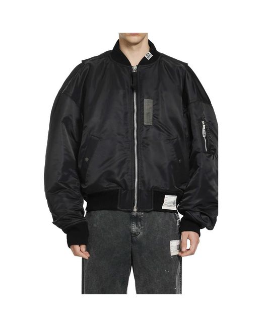 Maison Mihara Yasuhiro Black Bomber Jackets for men