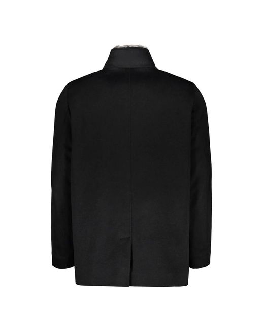 Paul & Shark Black Single-Breasted Coats for men