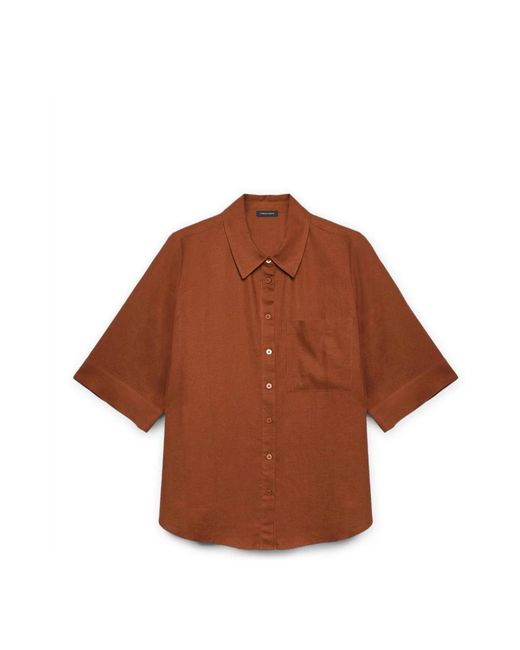Shirts FIORELLA RUBINO de color Brown