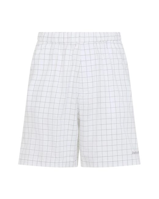 Acne White Casual Shorts for men