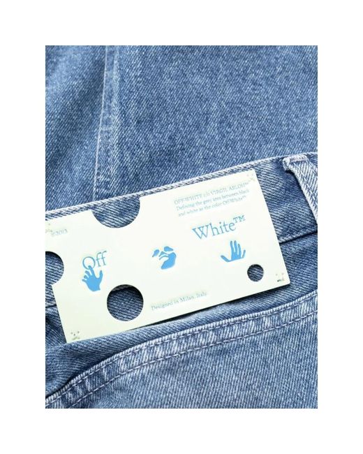 Off-White c/o Virgil Abloh Blue Slim-fit jeans
