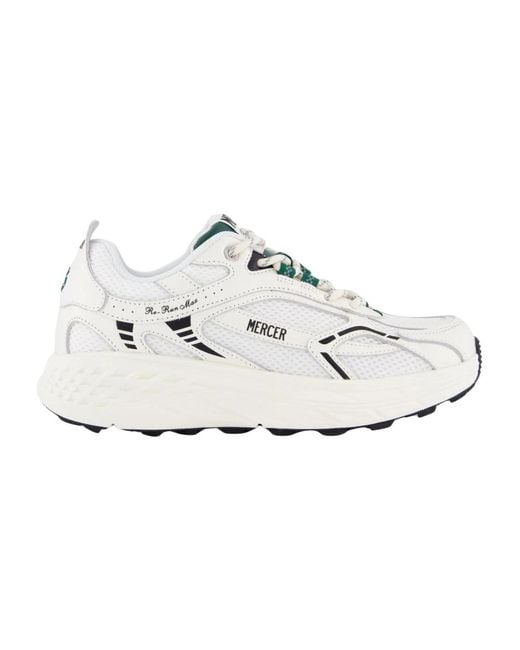 Mercer White Max nappa re-run sneakers