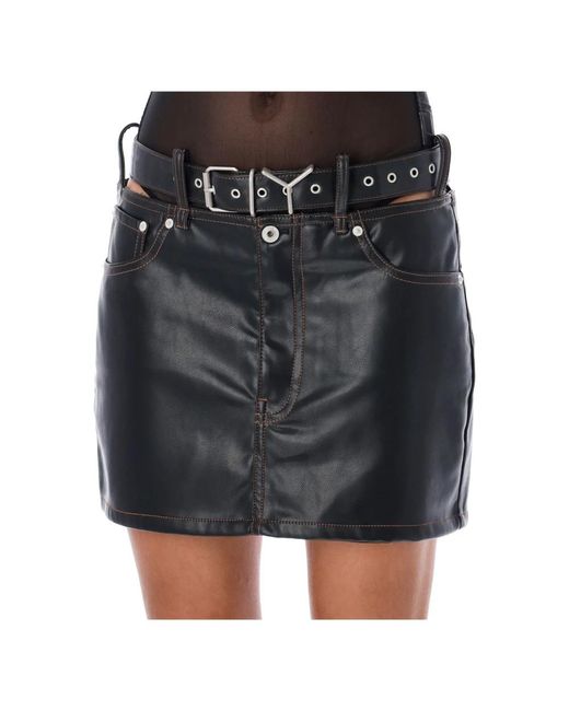 Y. Project Black Short Skirts