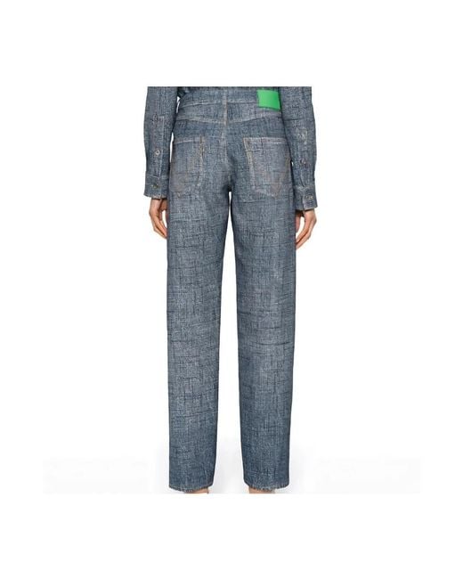 Bottega Veneta Blue Straight Fit Jeans