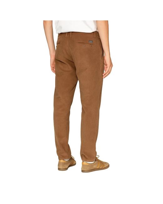 Straight Trousers Impure de hombre de color Brown