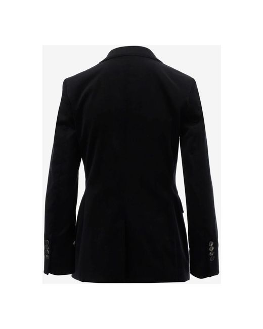 Alberto Biani Black Double-Breasted Coats