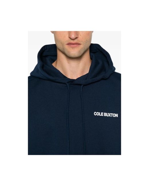 Cole Buxton Blue Hoodies for men
