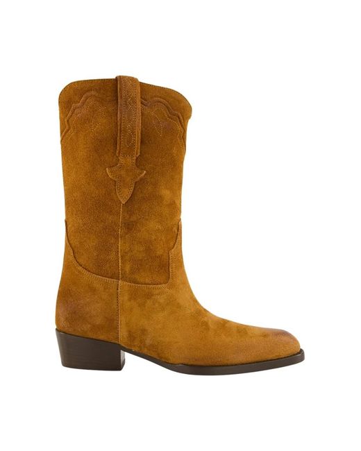 Paris Texas Brown Cowboy & Biker Boots