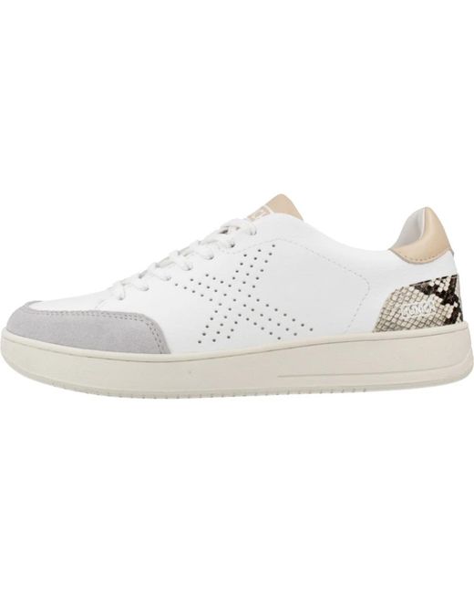 Munich White X-court sneakers