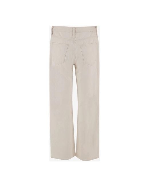 Mother Gray Wide Jeans