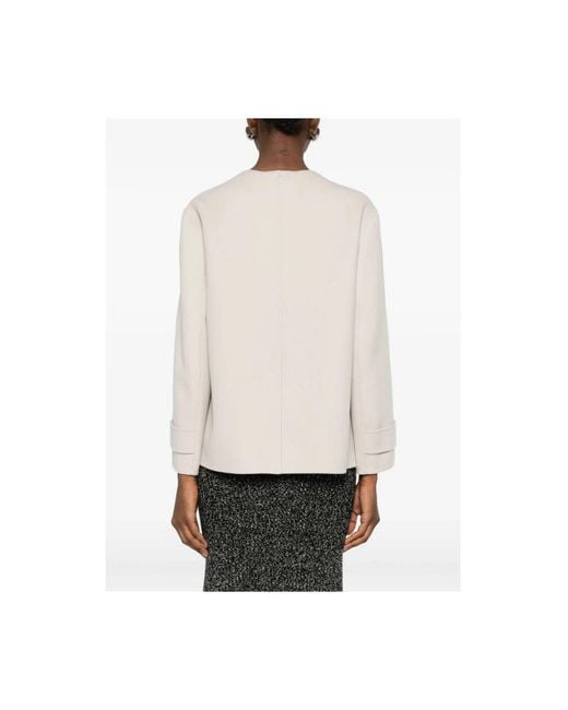 Max Mara White Light Jackets