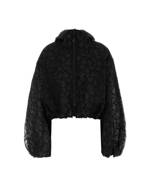 CECILIE BAHNSEN Black Bomber Jackets