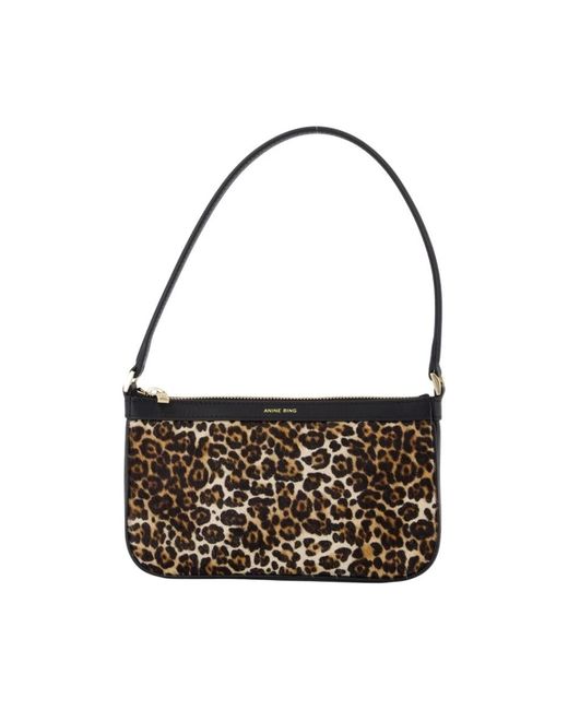 Anine Bing Black Mini Elly Shoulder Bag