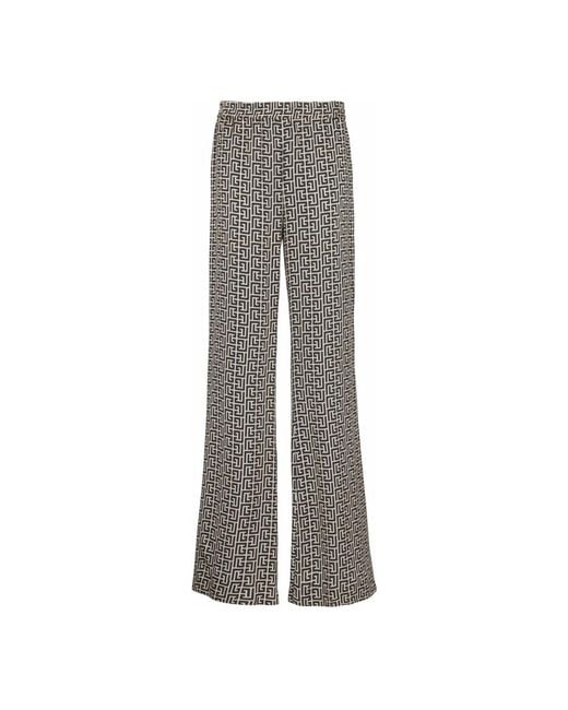Wide Trousers Balmain de hombre de color Gray