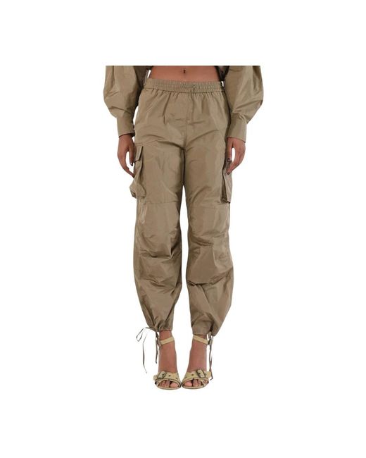 MSGM Natural Wide Trousers