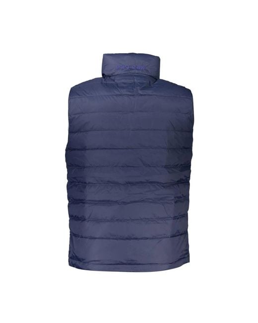 La Martina Blue Waistcoats for men