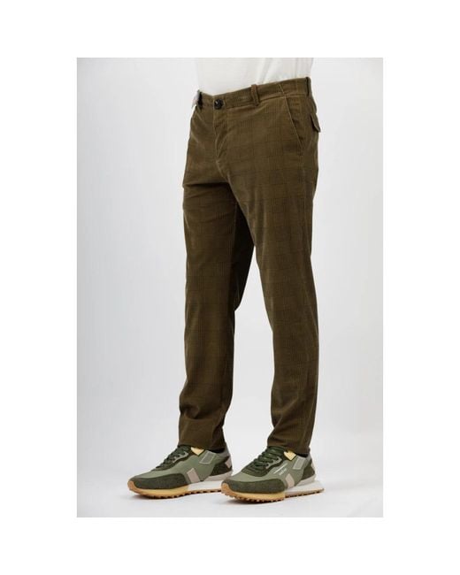 Rrd Green Slim-Fit Trousers for men